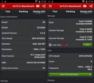 thl 5000 benchmark